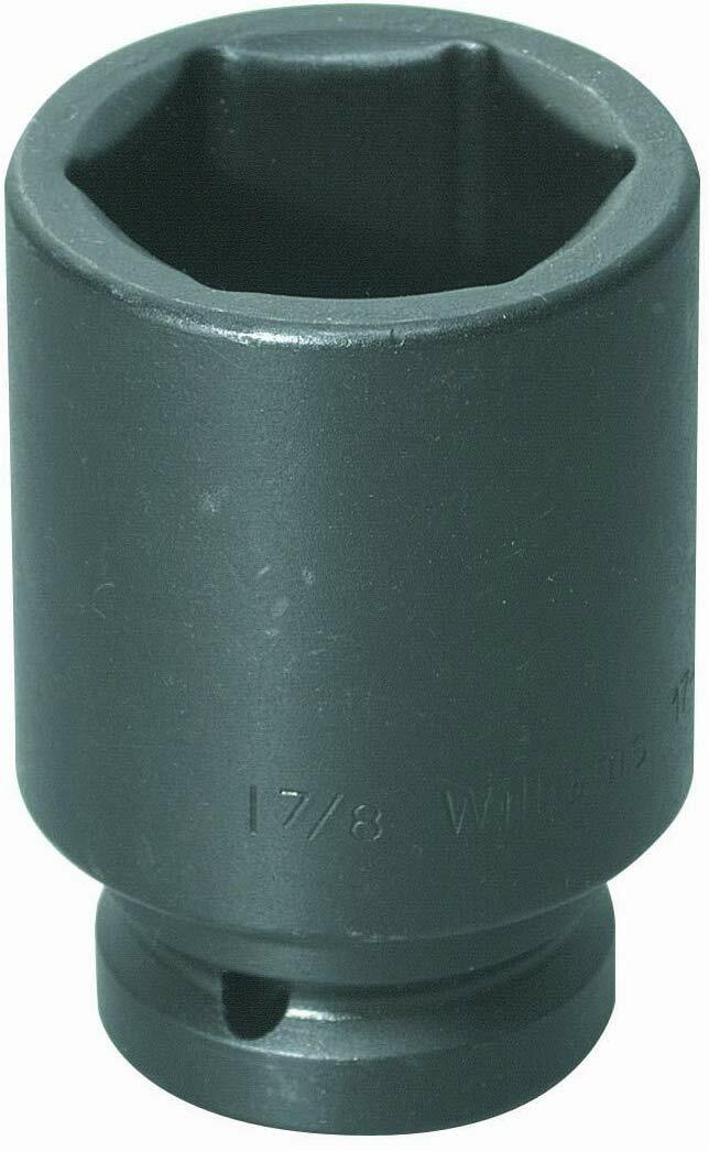 1″ Drive Deep Impact Sockets, 6-Point, Black Industrial Finish, S.A.E. Williams
