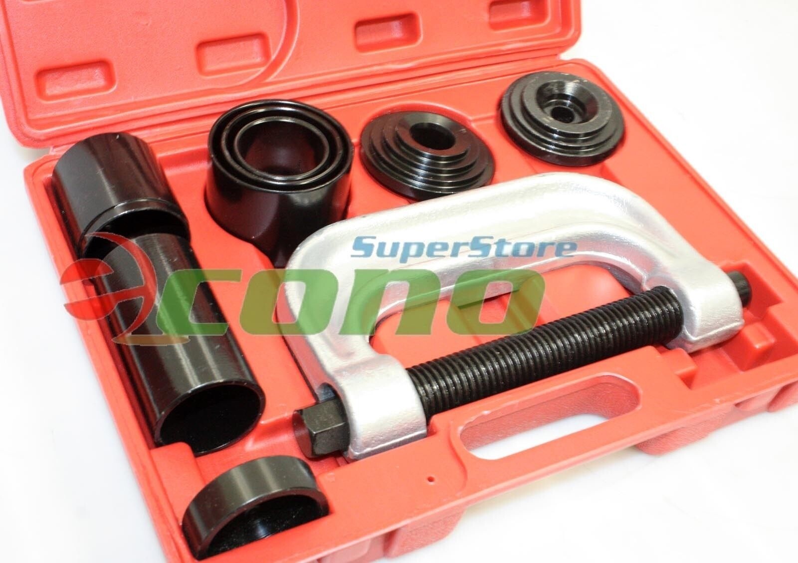 4 IN 1 BALL JOINT SERVICE KIT w/ C FRAME PRESS TRUCK BRAKE PIN REMOVER INSTALLER