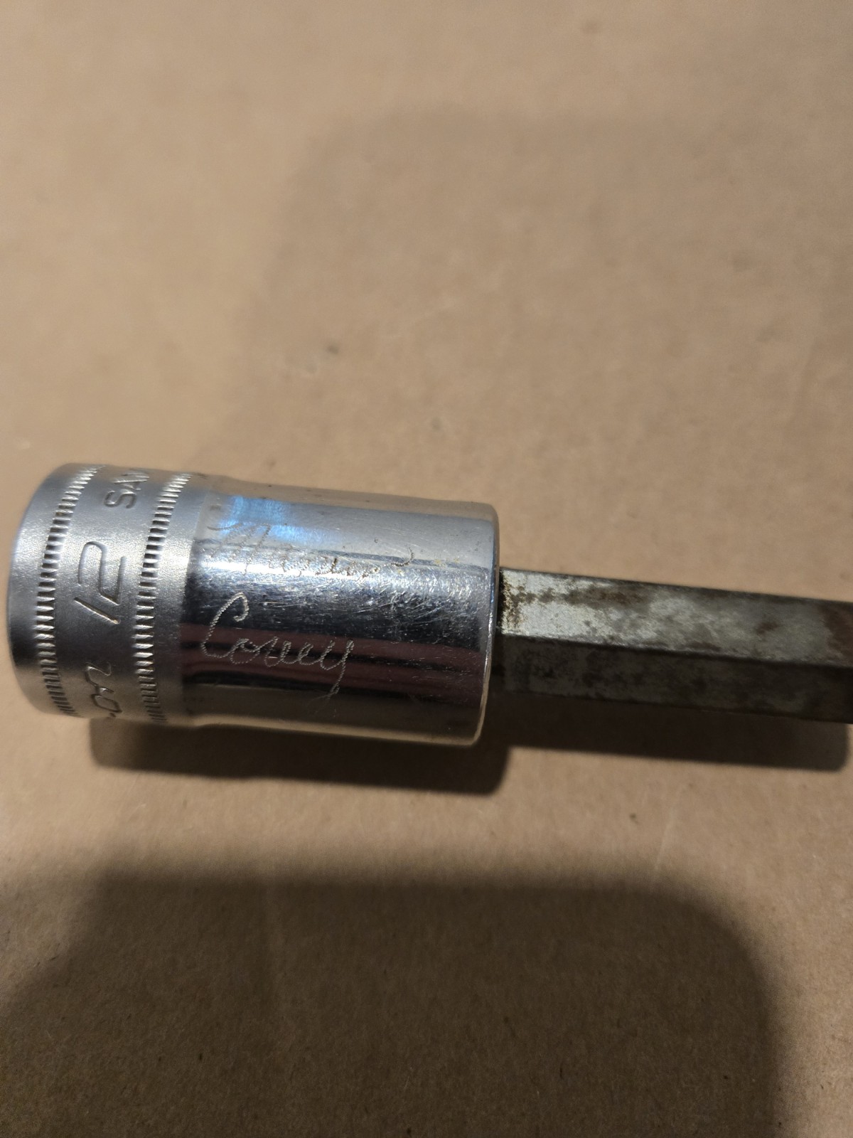 Snap On 1/2 Drive 12MM,14MM,17MM,19MM Metric Hex Bit Driver Sockets USA Lot Of 4