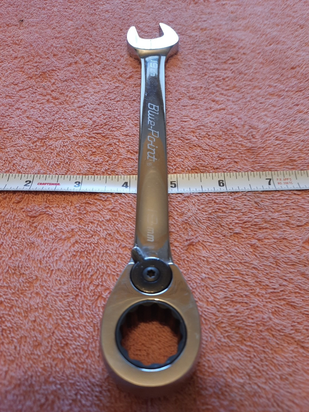 Blue Point By Snap On Tools 19 Mm Reversible Combination Ratchet Wrench
