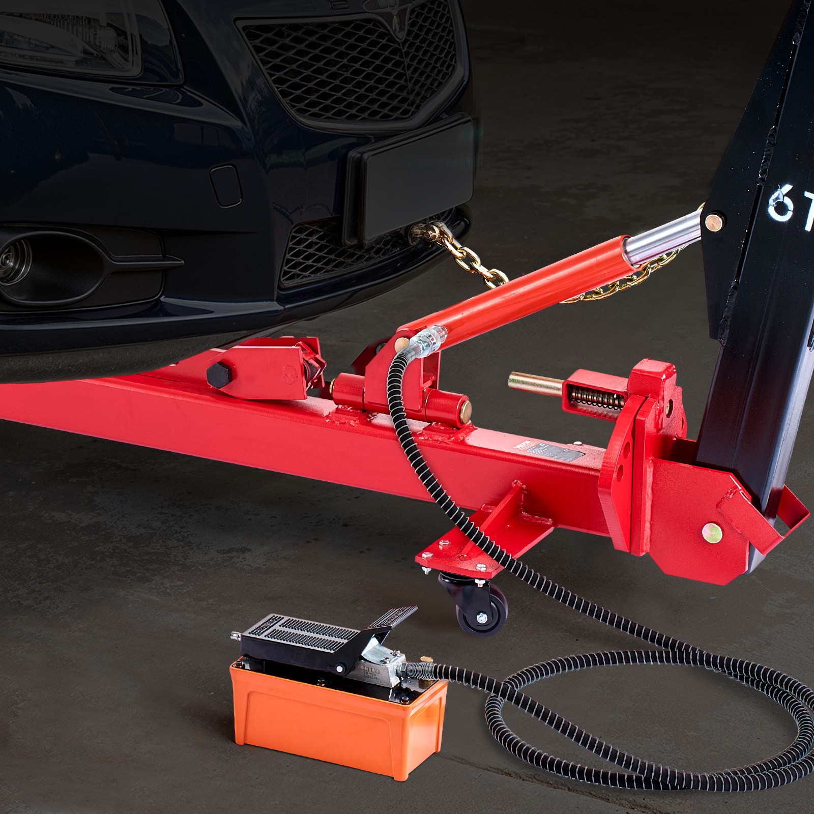 VEVOR Auto Body Frame Puller Straightener 6T Car Frame Machine 3T Airbag Jack