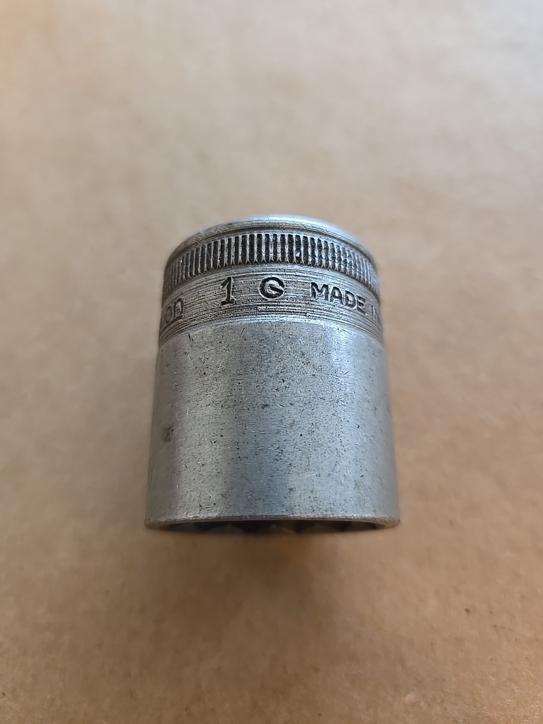 Snap On Vintage 1/2 Drive 1″ 12Pt SAE Shallow Socket SW-320