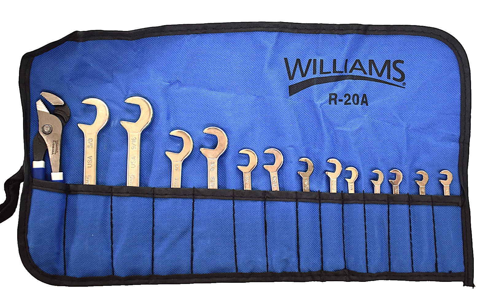 New Williams Ignition Open End Offset Wrench Set, Plier, 15 pc USA FREE SHIPPING