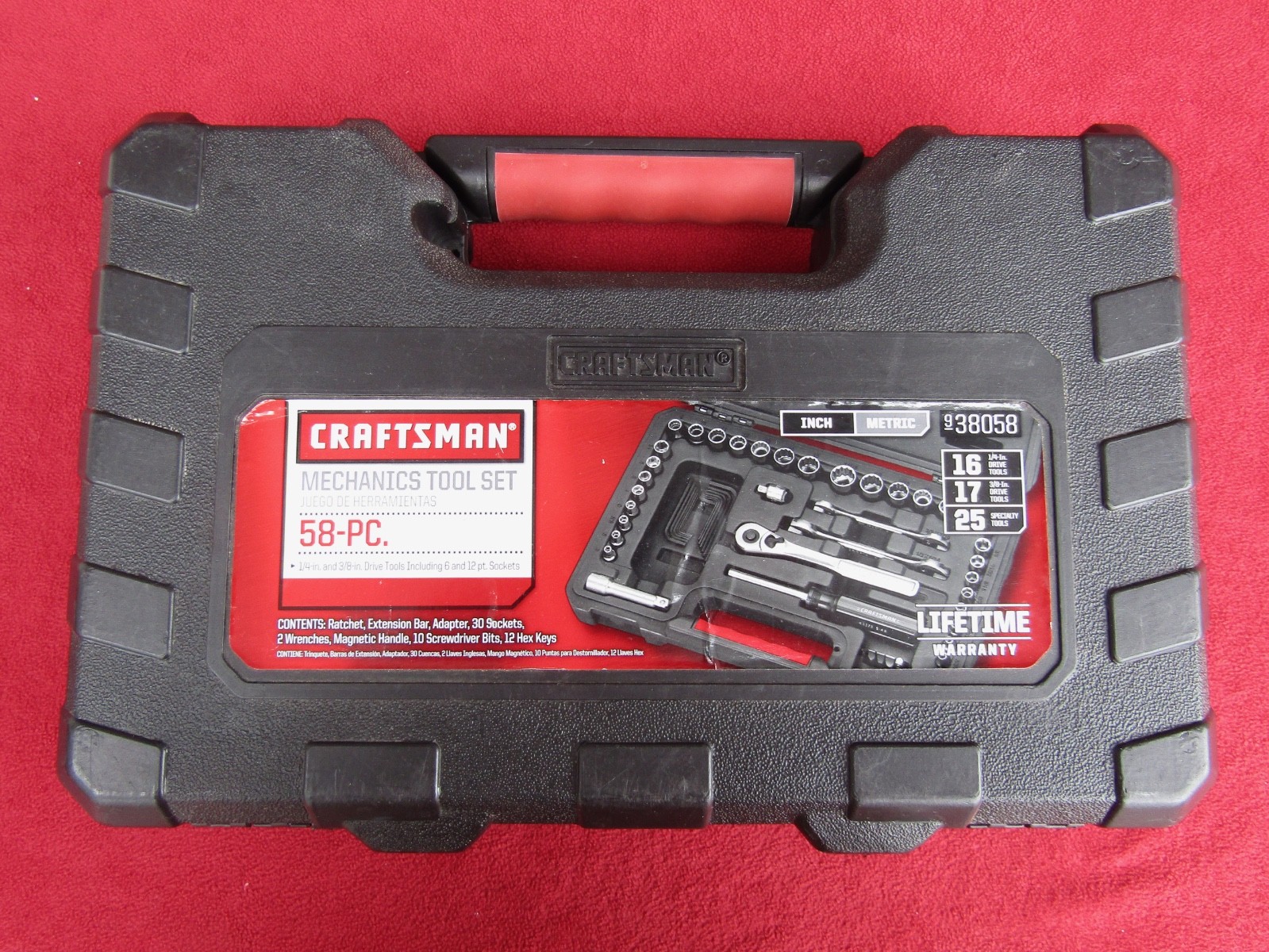 NICE CRAFTSMAN «Almost Complete» 58-PC Mechanics Tool Set 1/4″ & 3/8″ Dr Sockets