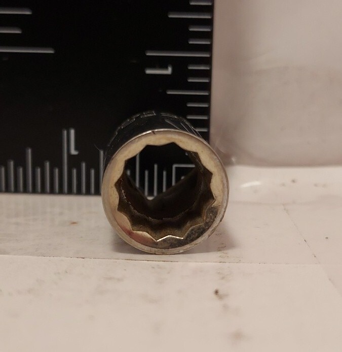 Craftsman USA 7/16″ 12 Point 3/8″ Drive Shallow Socket 44332 V Series See Photos