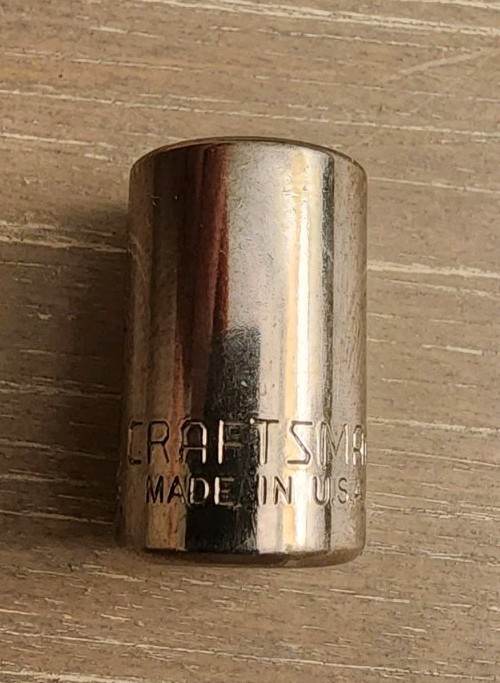 Craftsman USA 3/8″ Socket 12 Point 1/4″ Drive Inverted G 43605