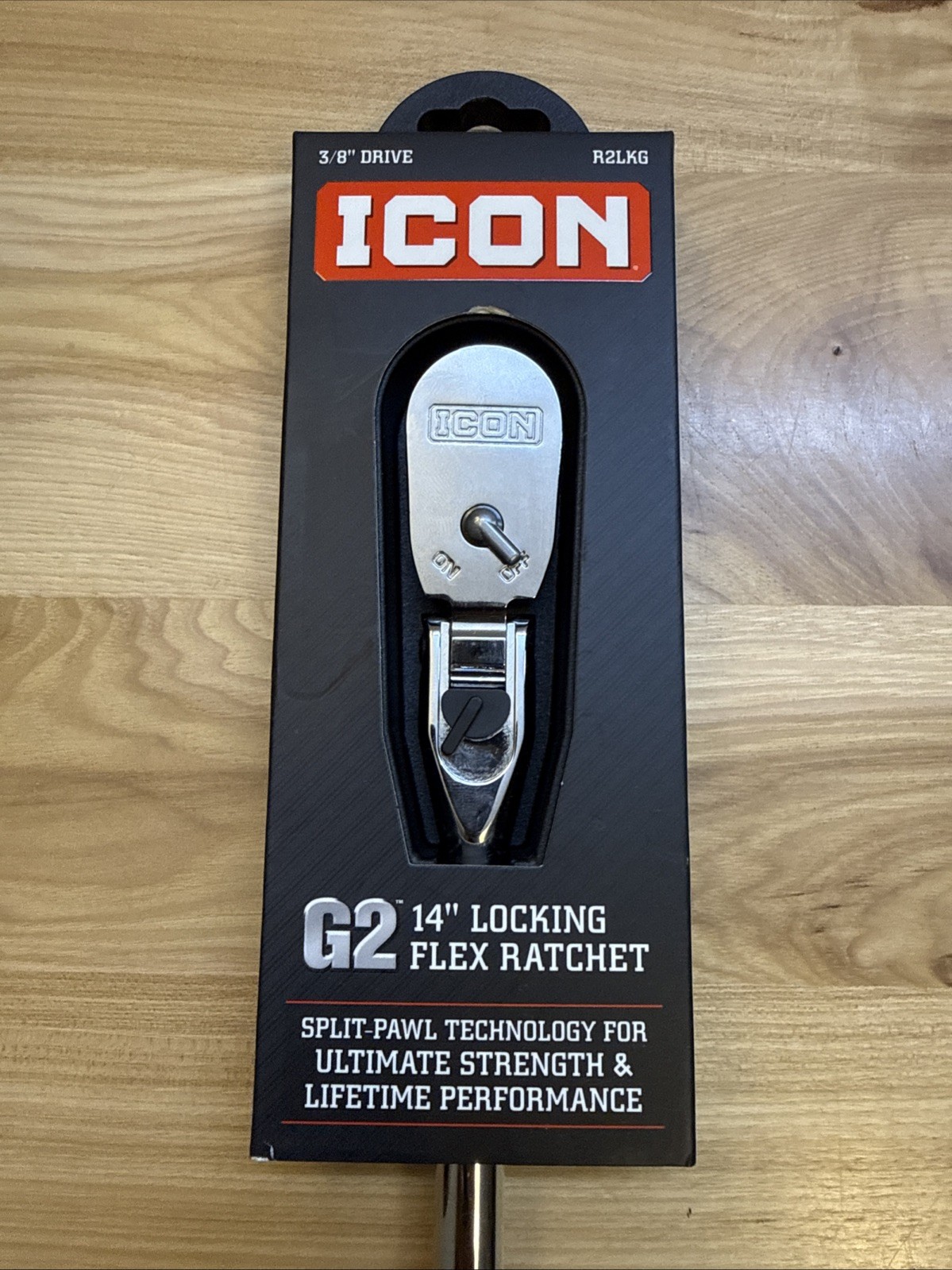 Icon G2 Ratchets 1/4” 9” R1LKG Flex Head , 3/8 Drive R2LKG 14” Locking Flex Head