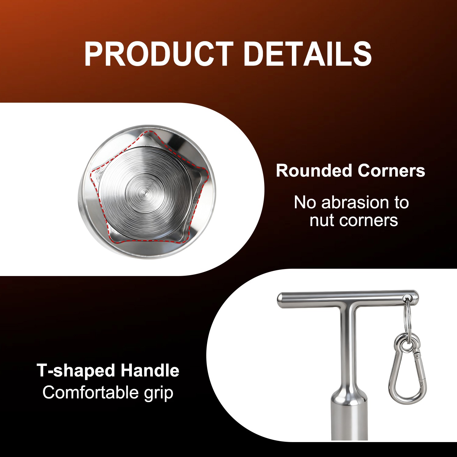 T-Handle Penta Socket 13/16″ Deep Socket Lineman Wrench Use for Penta Head Bolt