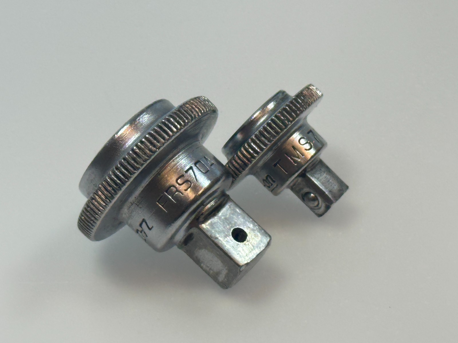 🇺🇸 Snap-on Tools USA 2pc Thumbwheel Spinner Ratchet Set FRS70A, 3/8 TMS70A 1/4