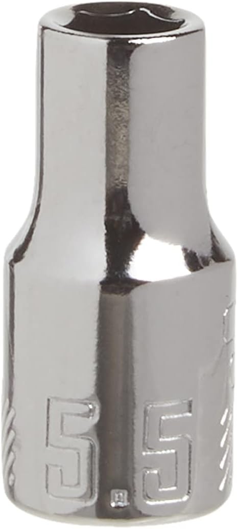 CRAFTSMAN Shallow Socket, Metric, 1/4-Inch Drive, 5.5mm, 6-Point