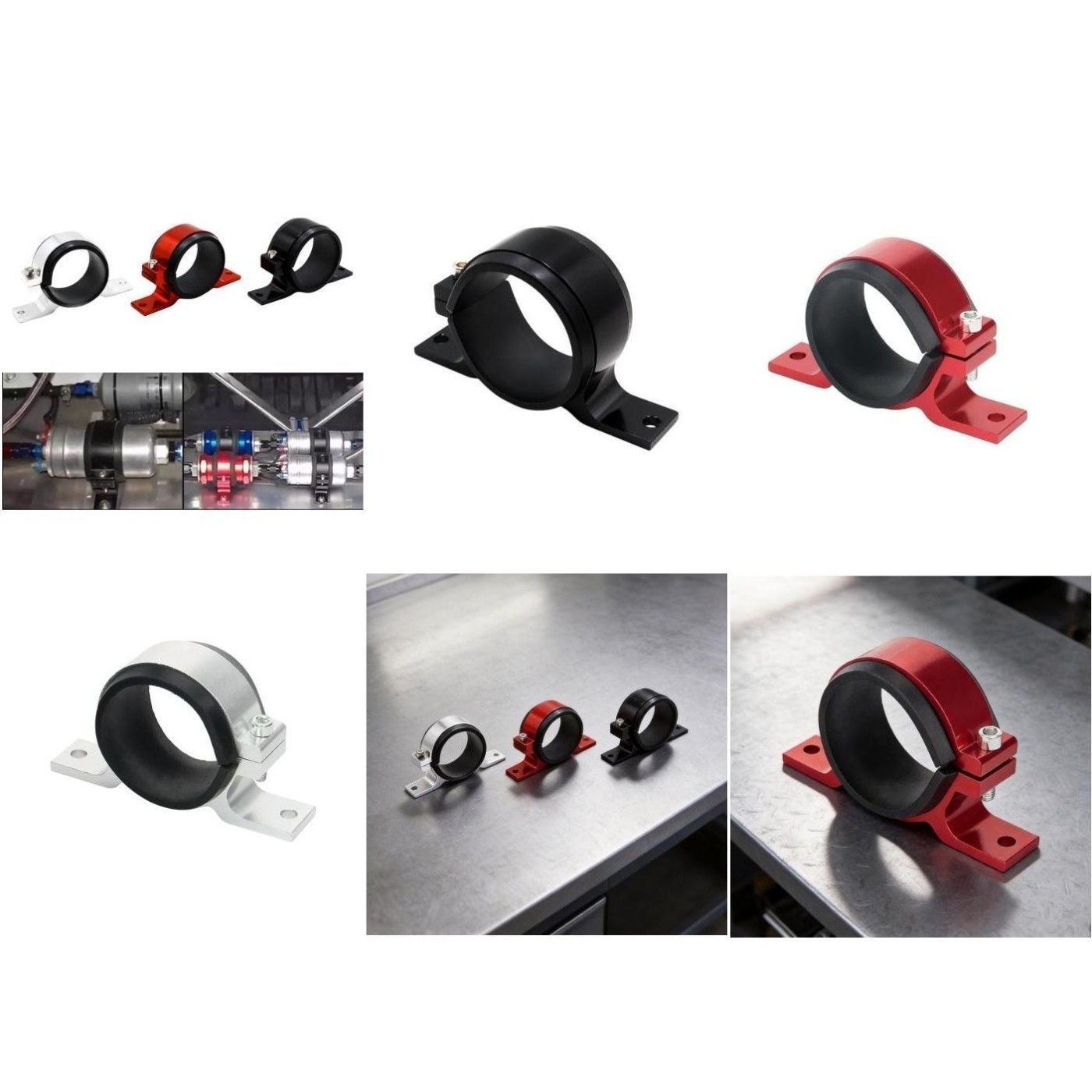 Pump Mounting Hardware Fuel Pump Bracket Quick-install Clamp Quick Installation