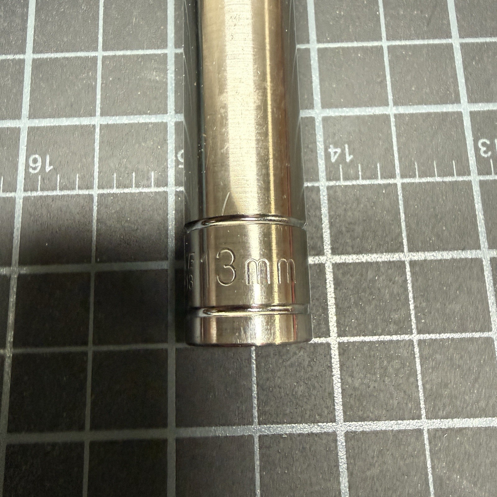GM Performance Parts Stubby Ratchet 1/2” And 3/8” Dual Head And 13mm Socket