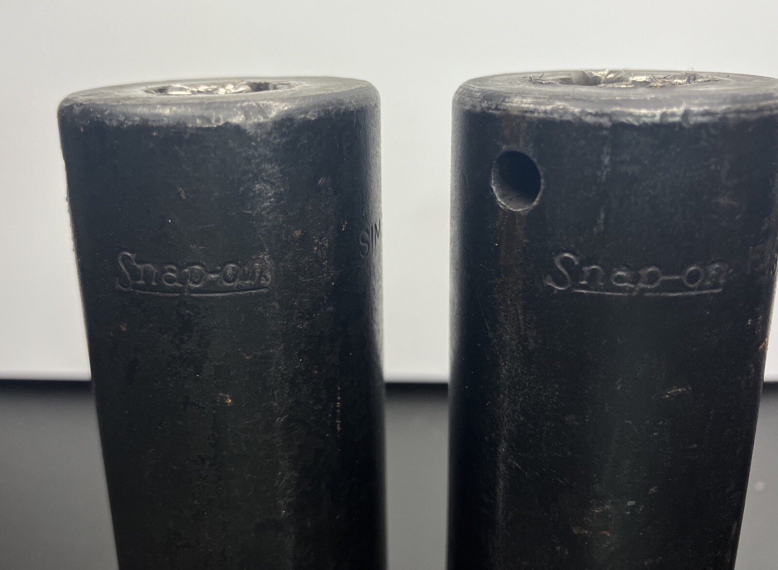 Vintage Snap On SIM 9 Pc Deep Impact Socket Set SAE 1/2” Drive 6Pt 1/2” To 1”