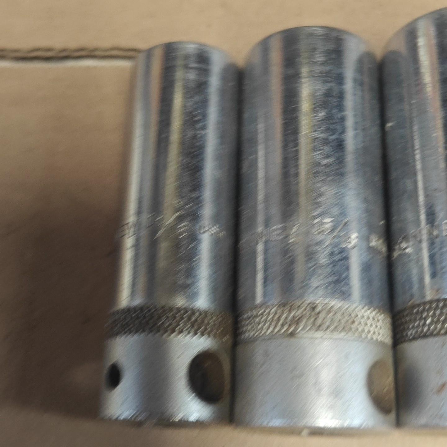 VTG BONNEY 1/2″ DRIVE A-702K RATCHET W/ 9 PC 12 PT SOCKETS 13/16 -1 1/4 READ