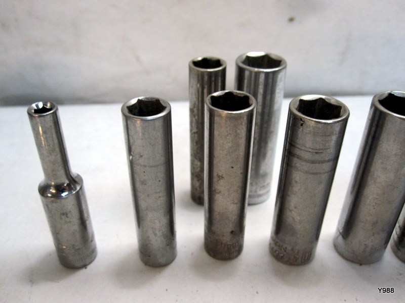 CRAFTSMAN set of 10 sockets mix lot see description