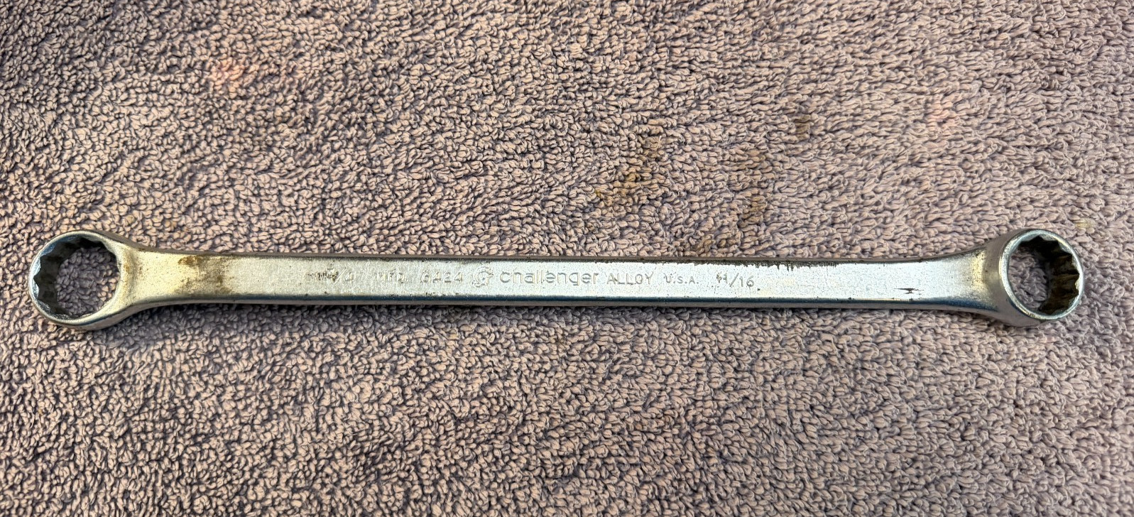Challenger Wrench 3/4 x 11/16, MODEL 6424 double box wrench , USA