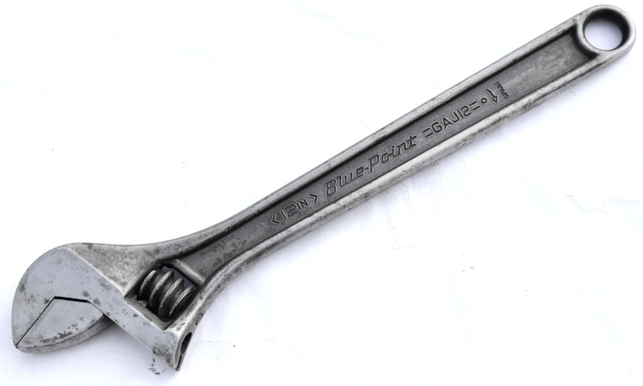 12″ Blue Point (Spain) GAJ12 Crescent Style Adjustable Wrench / 300 mm / MTT