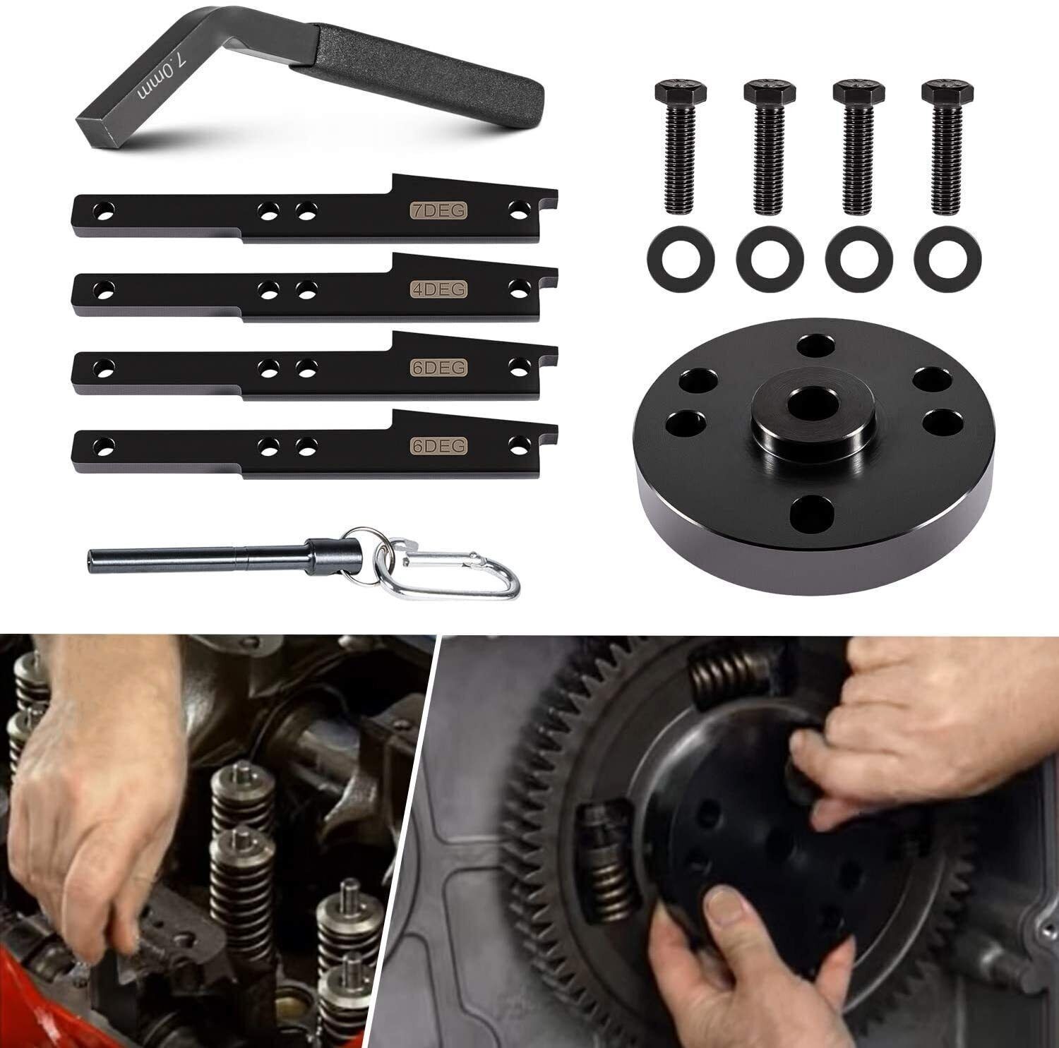 3163021 Cam Timing Tool Kit+3163530 Engine Brake Adjustment Tool 7MM for Cummins