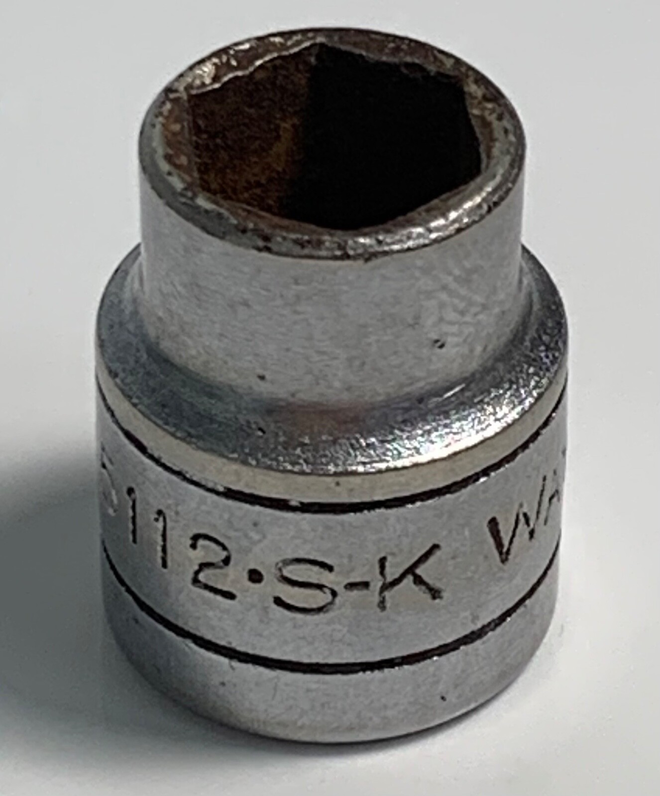 SK Hand Tools 45112 3/8″ Dr. 3/8″ 6pt Standard Fractional Chrome Socket