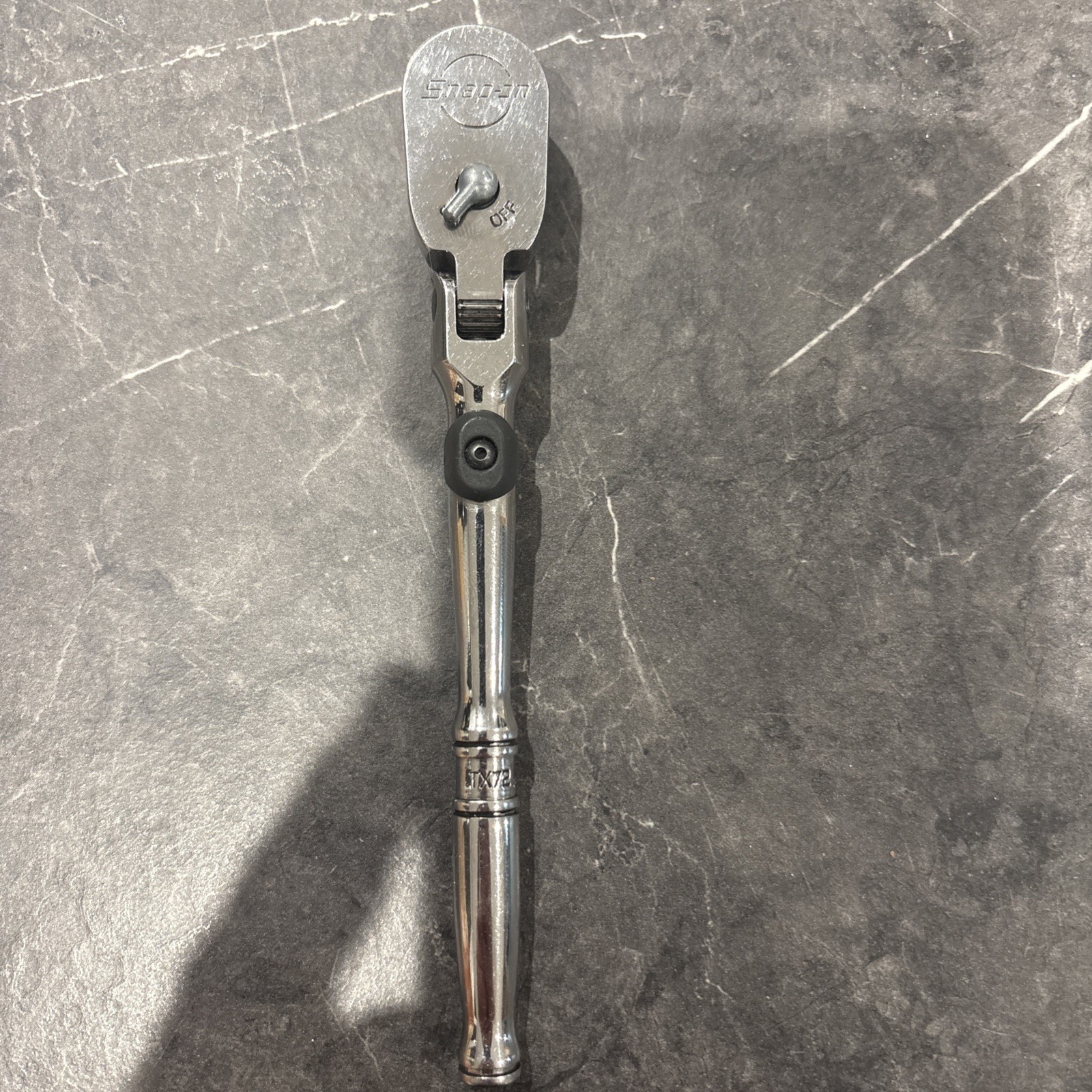 Snap-on TX72 1/4″ Drive Standard Handle Locking Flex Head Ratchet