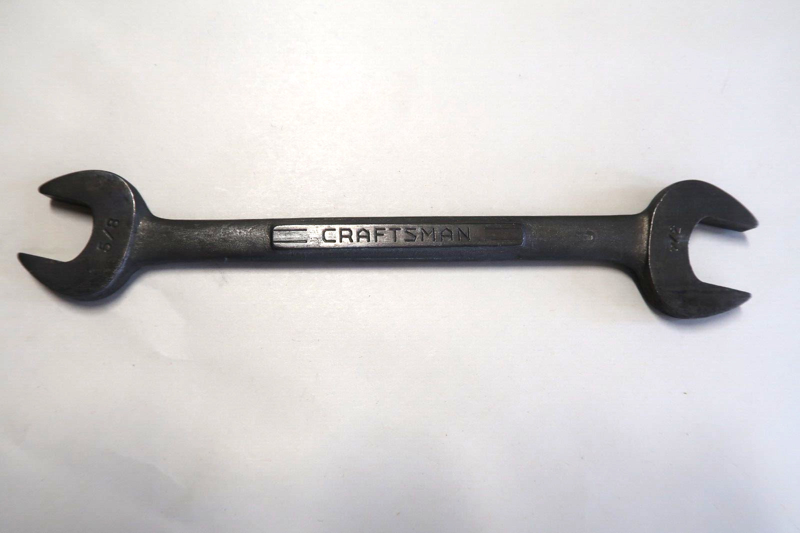 Craftsman V USA 5/8″ x 3/4″ Double Open End Wrench – Yes it is black. See descri