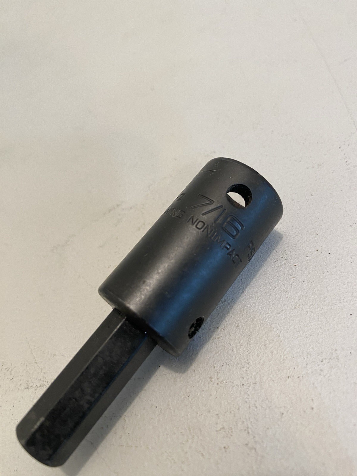 Snap On Tools PSA14 1/2”-Drive SAE 7/16” Hex Driver Socket