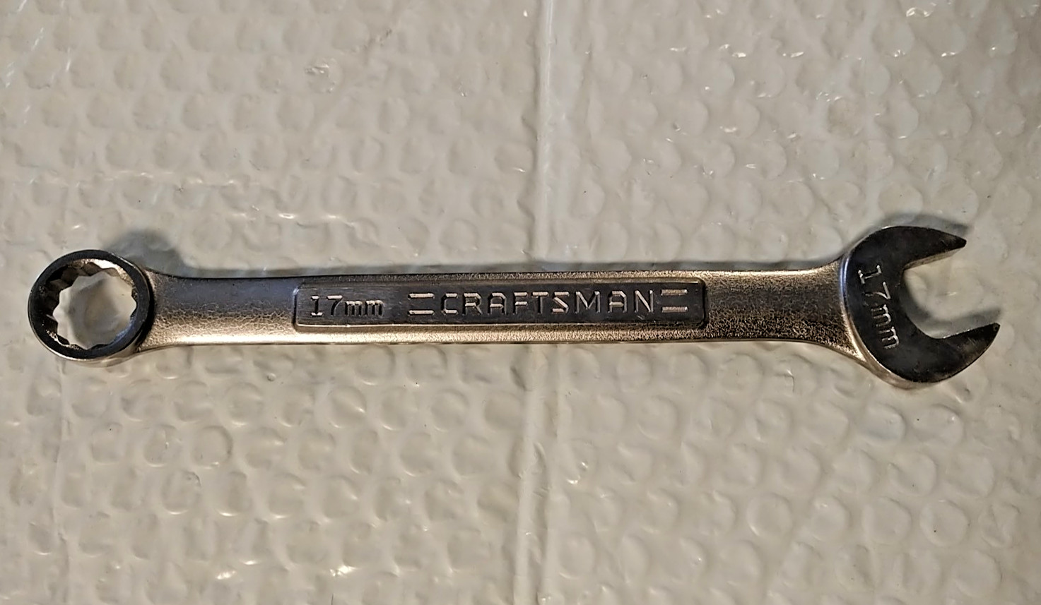 CRAFTSMAN TOOLS USA VV42929, 17MM. COMBINATION WRENCH, 8.2″ LONG, 12 POINT *NOS*