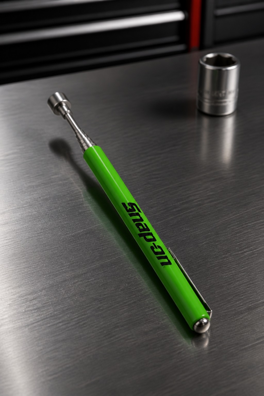 3X Snap-on Tools PROMO MAGNETIC PICK UP TOOL TELESCOPING UP TO 21″ Green 🟩 NEW!