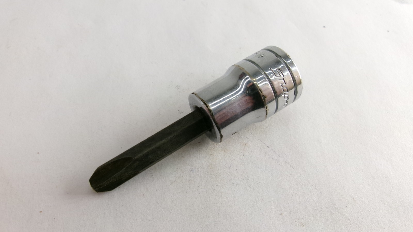 Snap-on tools USA 3/8″ drive 1/4″ #3 Philips Bit Socket FP32A Nice!