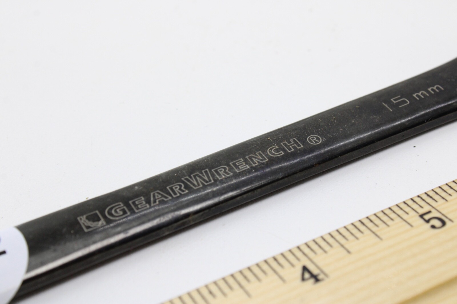 GEARWRENCH K 15 mm 12 Point Non-Ratcheting Black Chrome Combination Wrench