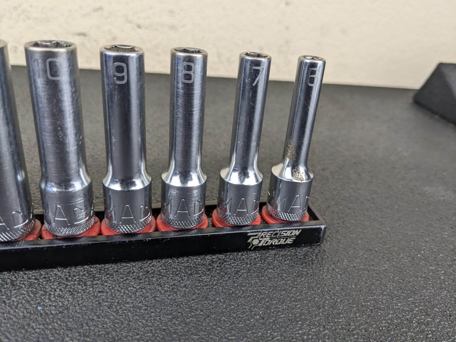 #bo801 Mac Tools 14pc SXDM146BRPT Metric Deep Non-Slip Set 6PT 3/8″ Drive