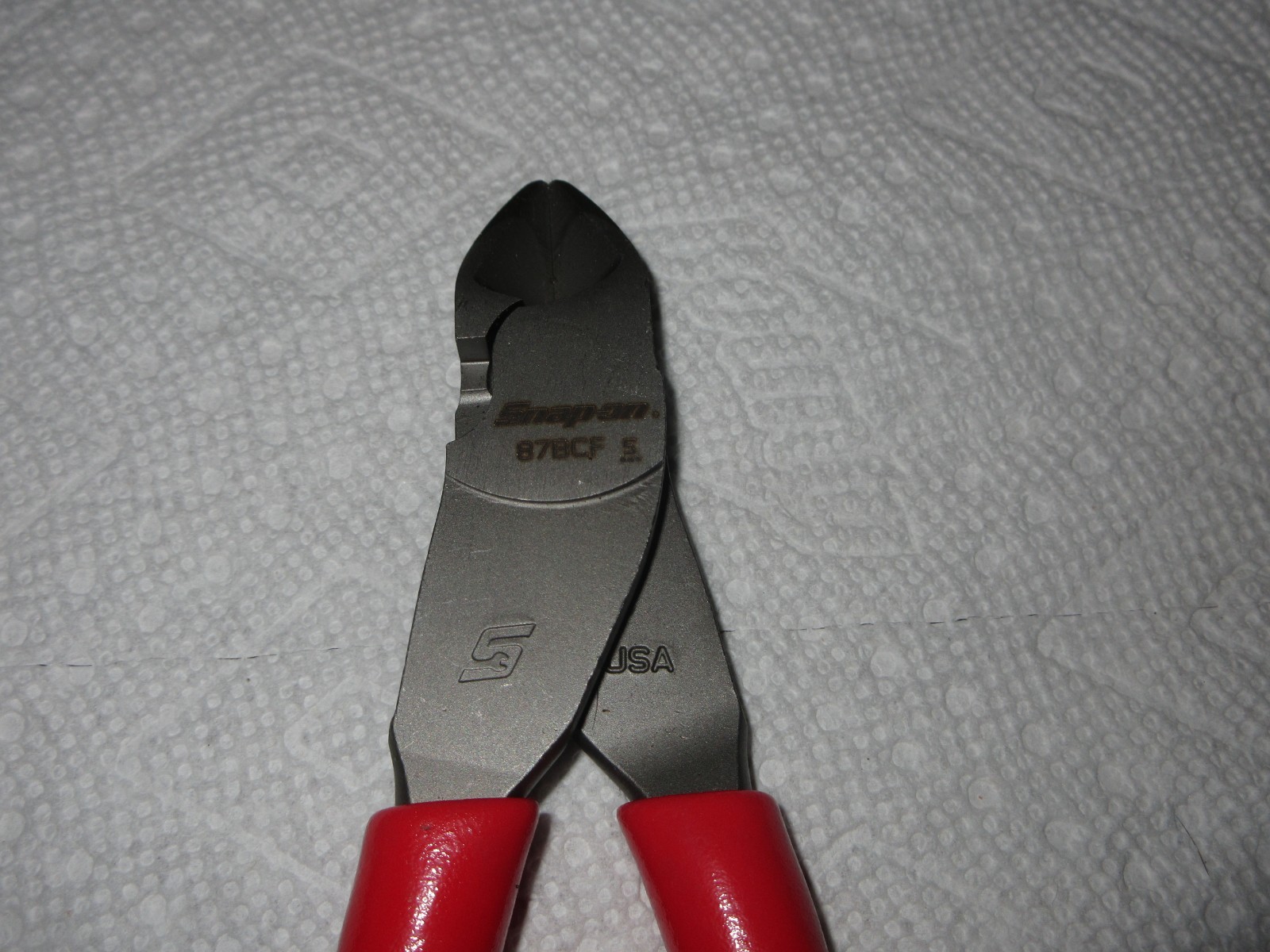 Snap On Tools 87BCF Soft Grip Vector Edge Diagonal Cutter Pliers 7.5″ NEW