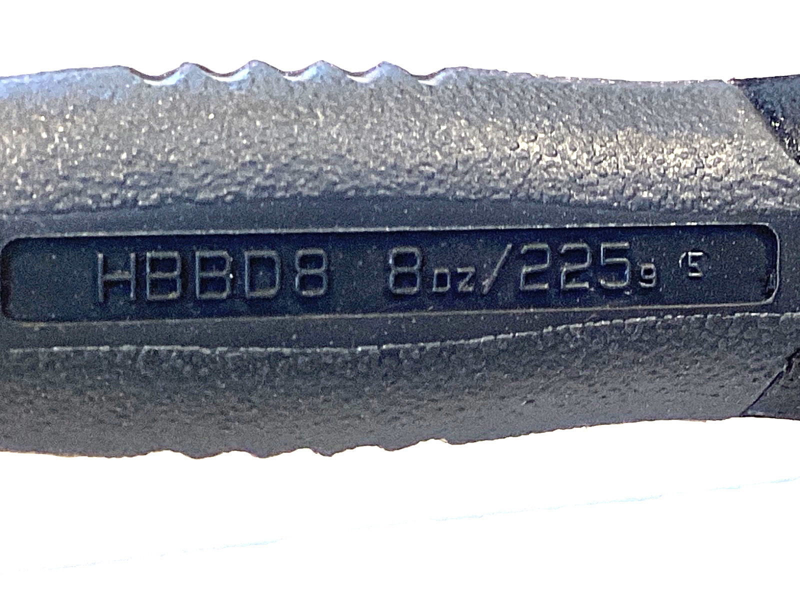 Snap On 8 Ounce Titanium Gray Soft Grip Dead Blow Ball Peen Hammer HBBD8 NICE