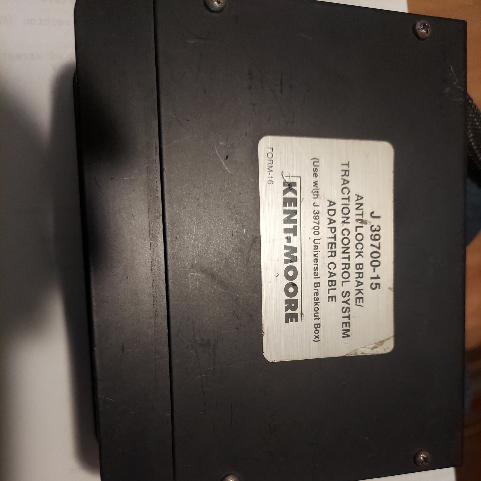 Kent Moore J-39700-15 Anti Lock Brake / Traction Control System Adapter Cable