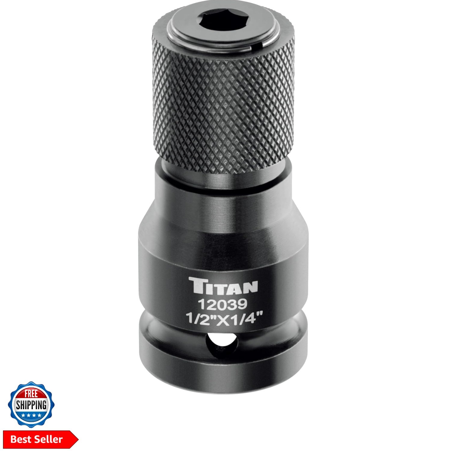 12039 1/2″ Drive to 1/4″ Hex Drive Quick Change Adapter