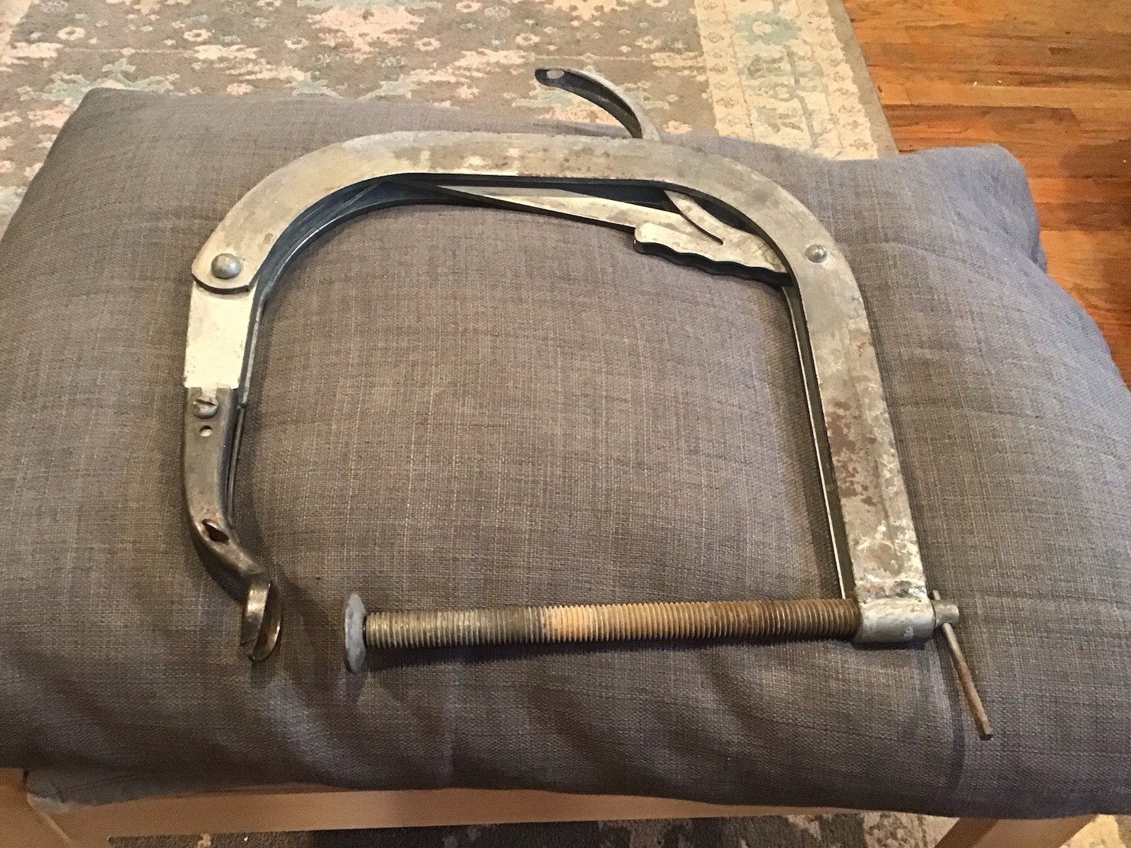 Vintage Cal-Van No 575 Valve Spring Compressor Complete Automotive Pat RE 19414