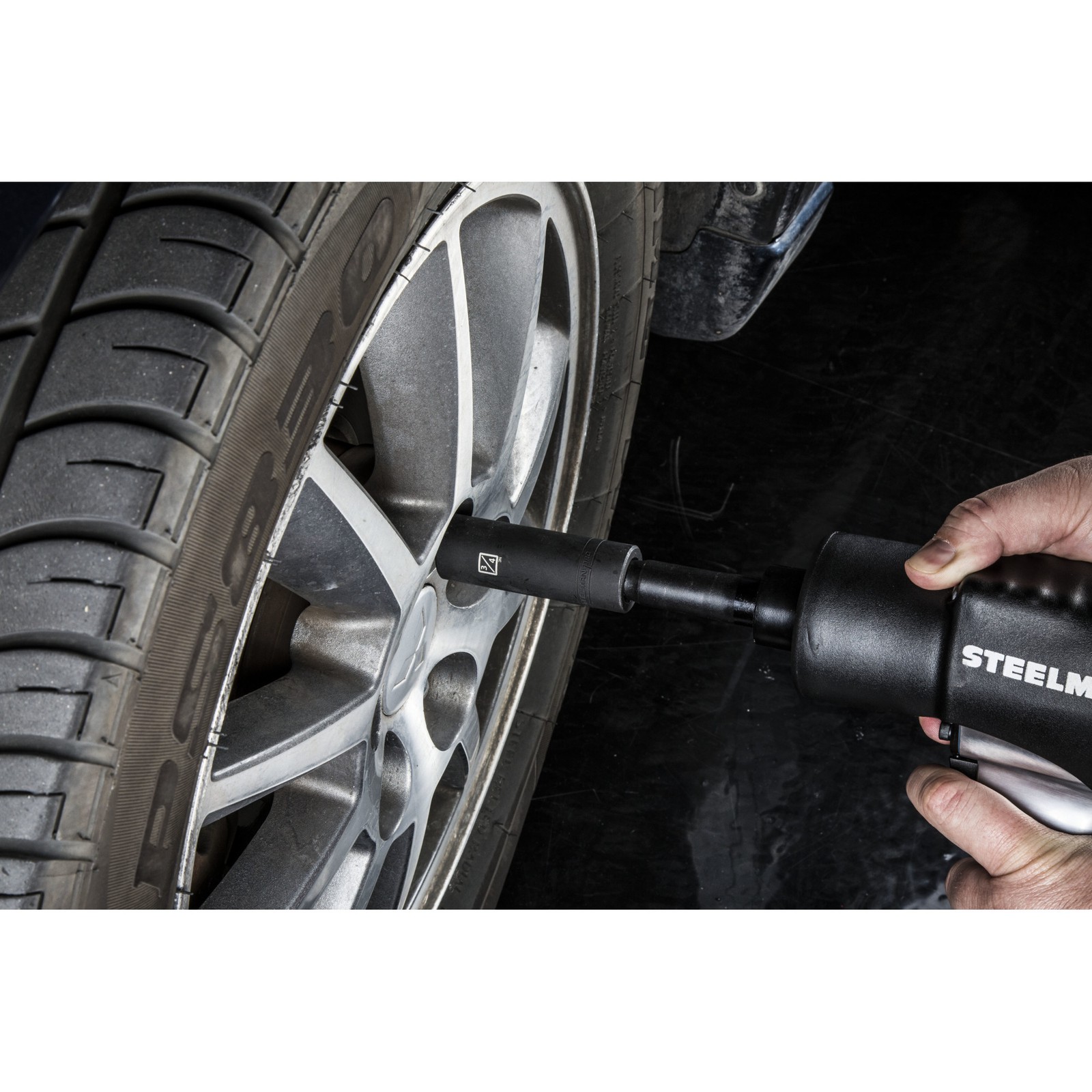 Steelman Pro 6 Point 3/4 in. Deep Well Impact Socket for 1/2 in. Drive 78274