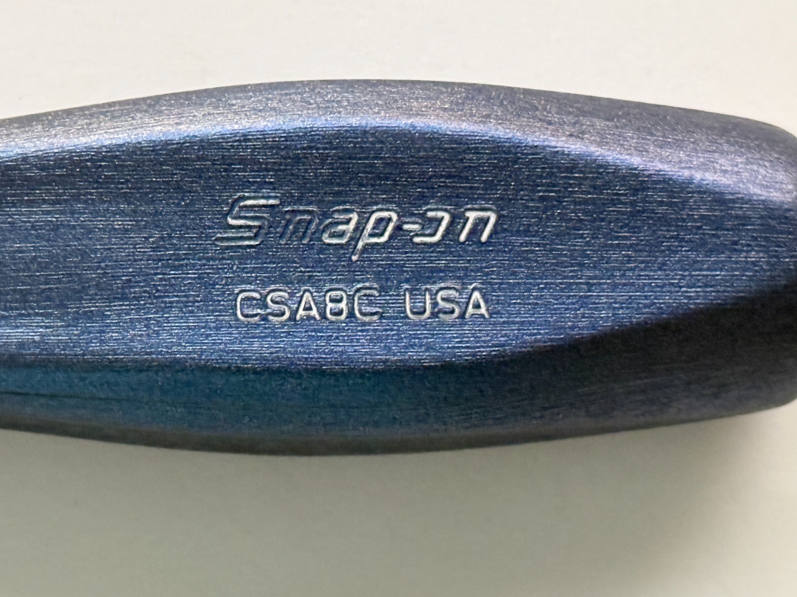 Snap-On Tools CSA8C 8″ Carbon Gasket Short Scraper USA Hard Handle Metallic Blue