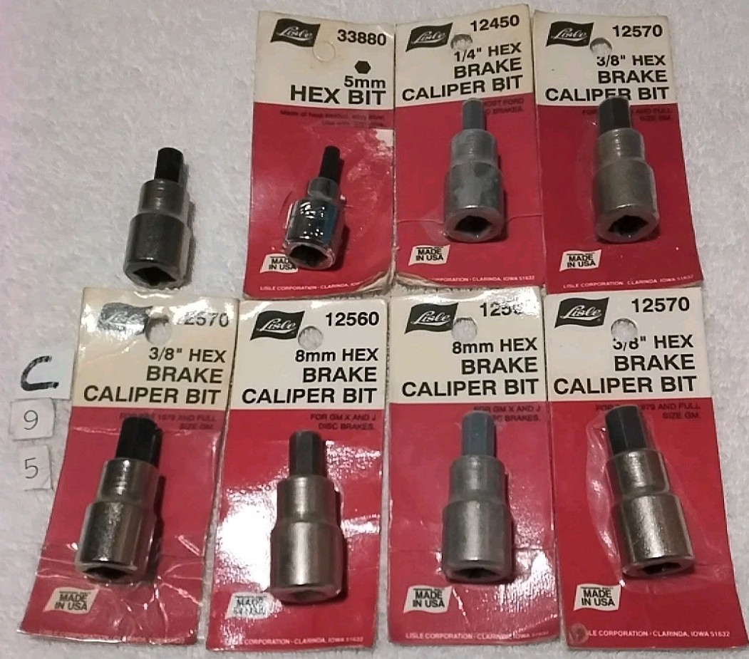 8PC LISLE 3/8″ DRIVE HEX SAE-METRIC SOCKETS USA 🇺🇸