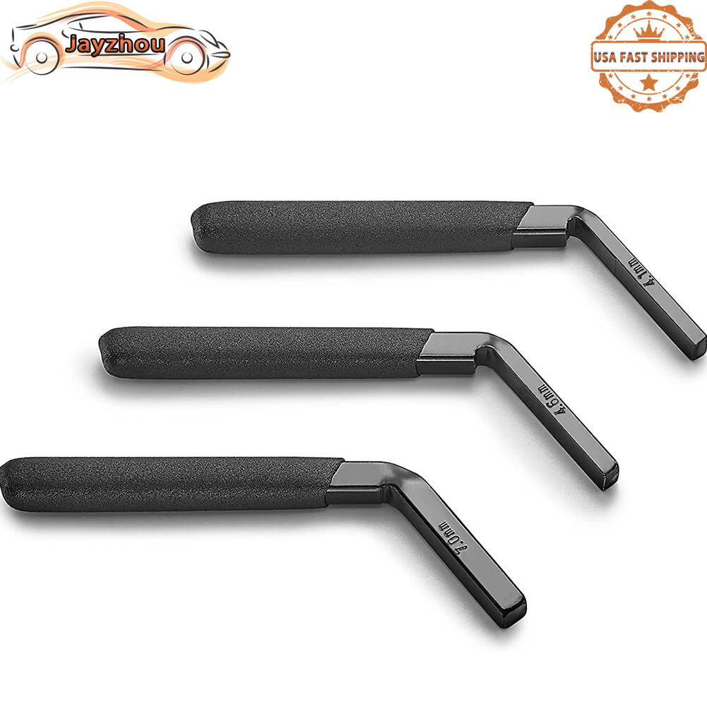 3PCS Engine Brake Adjustment Tool ,Jake Brake Feeler Gauge 4.6MM, 4.1MM 7.0mm
