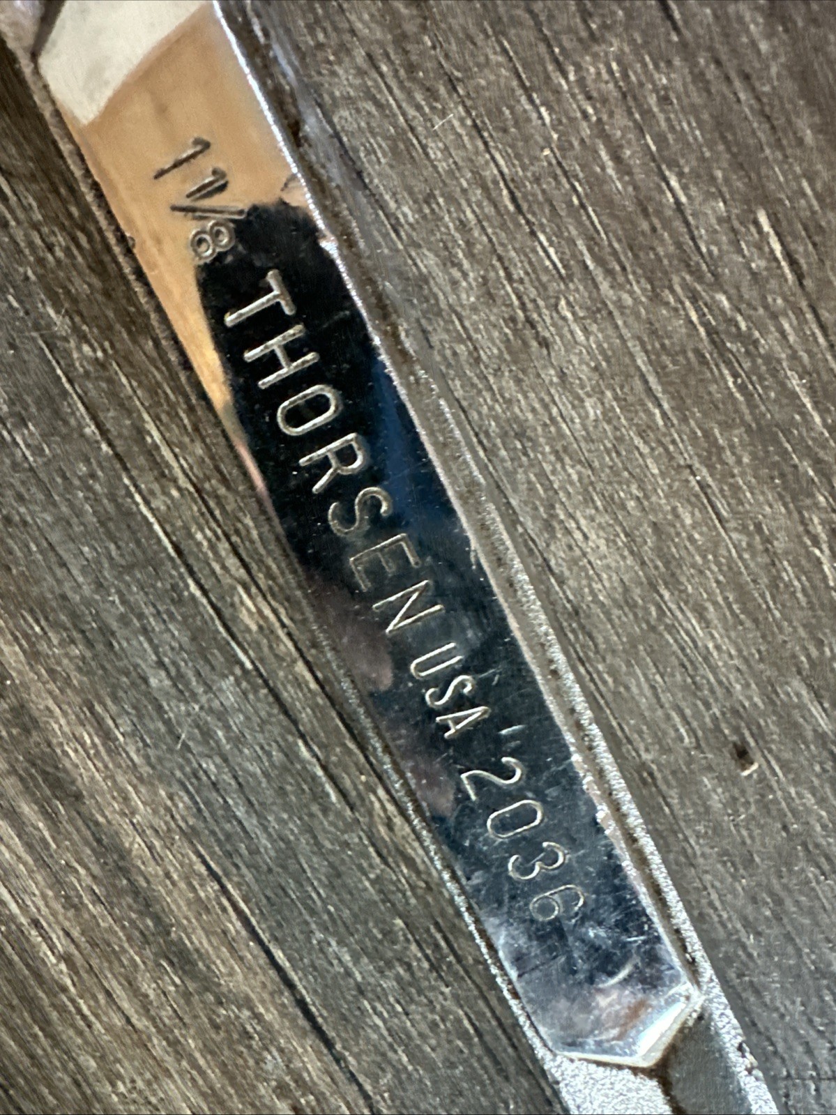Vintage Thorsen 1-1/8″ Combination Wrench 12 Point Long Reach #2036 USA