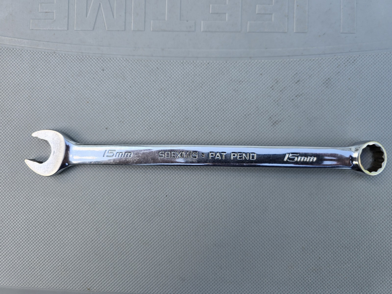 Snap-on 15mm Open End Wrench Combination SOEXM15 USA 9 » Long
