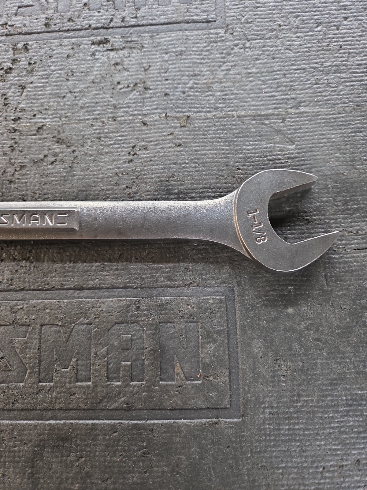 Craftsman Black Oxide 1 1/8″ Made In USA Combination Wrench 12 Point 46594