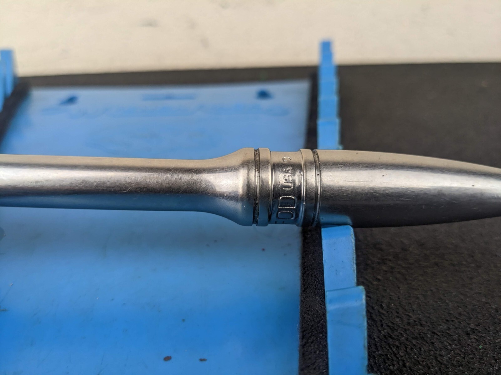 #bk307 Snap-on Tools Socket Ratchet 3/8″ Drive F80FOD F80 FOD Chrome 7″ USA