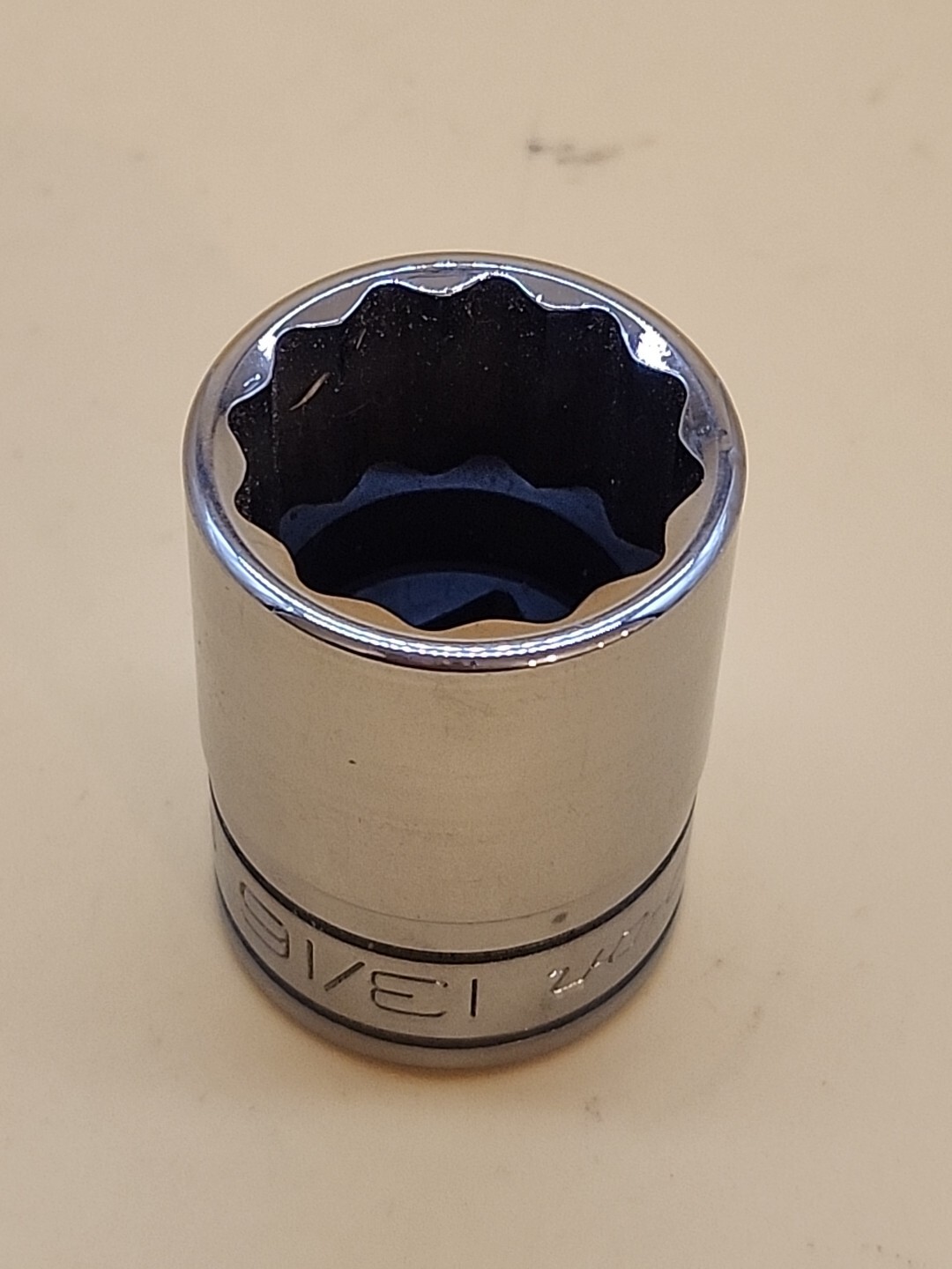 Snap-on Tools SW261 1/2″ Drive 13/16″ SAE Shallow 12 Point Chrome Socket USA