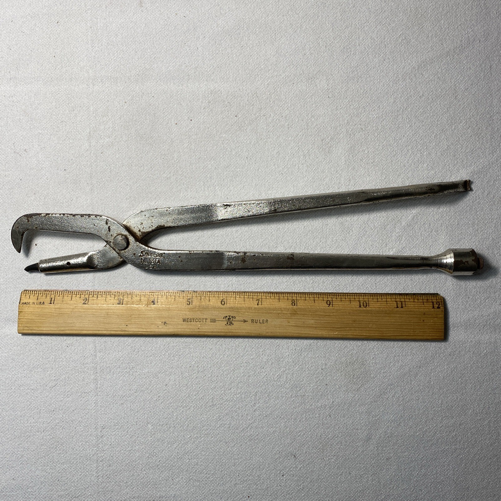 Vintage Snap-On USA Brake Spring Pliers Hook End Replacer No 131A Snap-on Tools