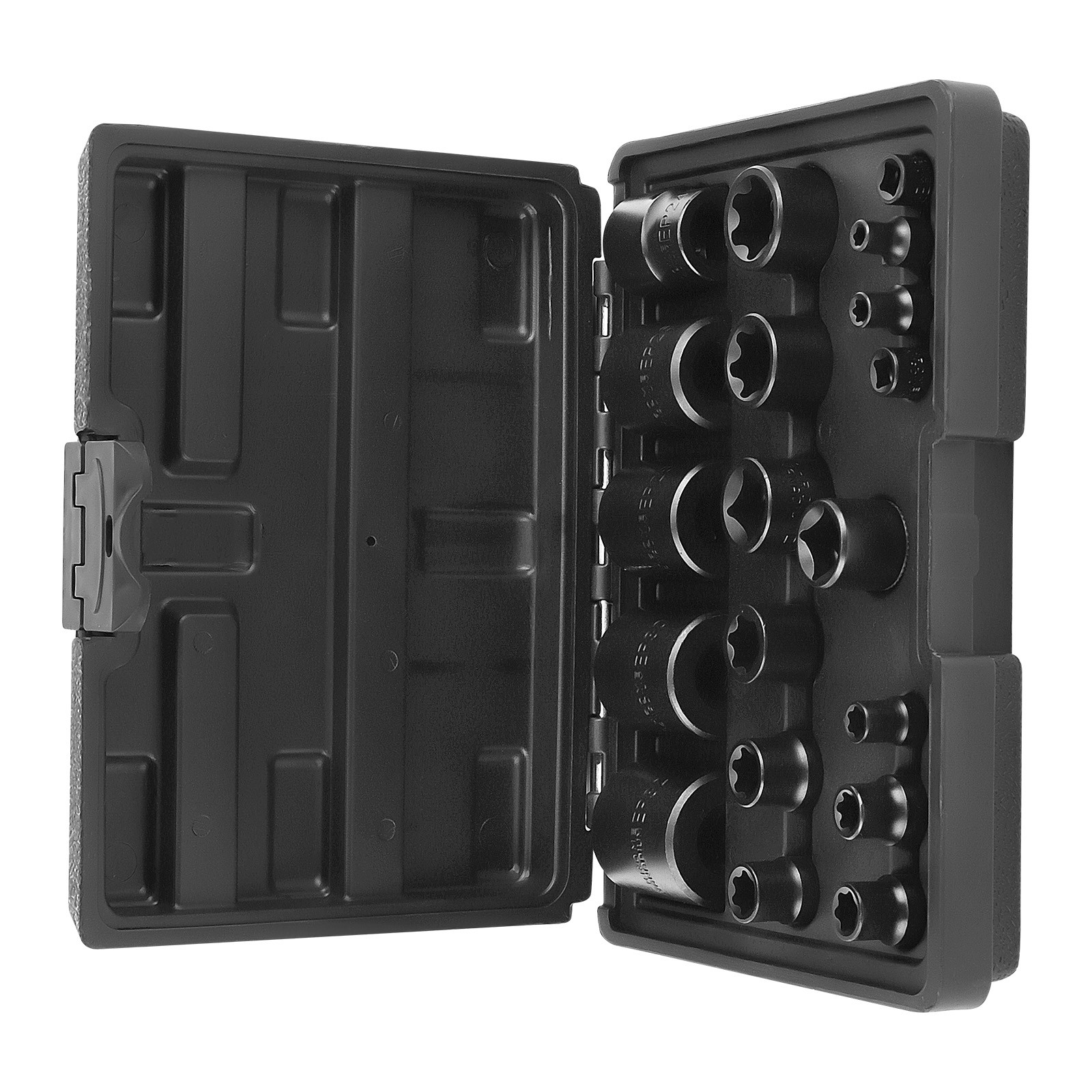 19 PC External Plus Socket Set 6 Point EP Socket EP4, EP5, EP6, EP7, EP8, EP10