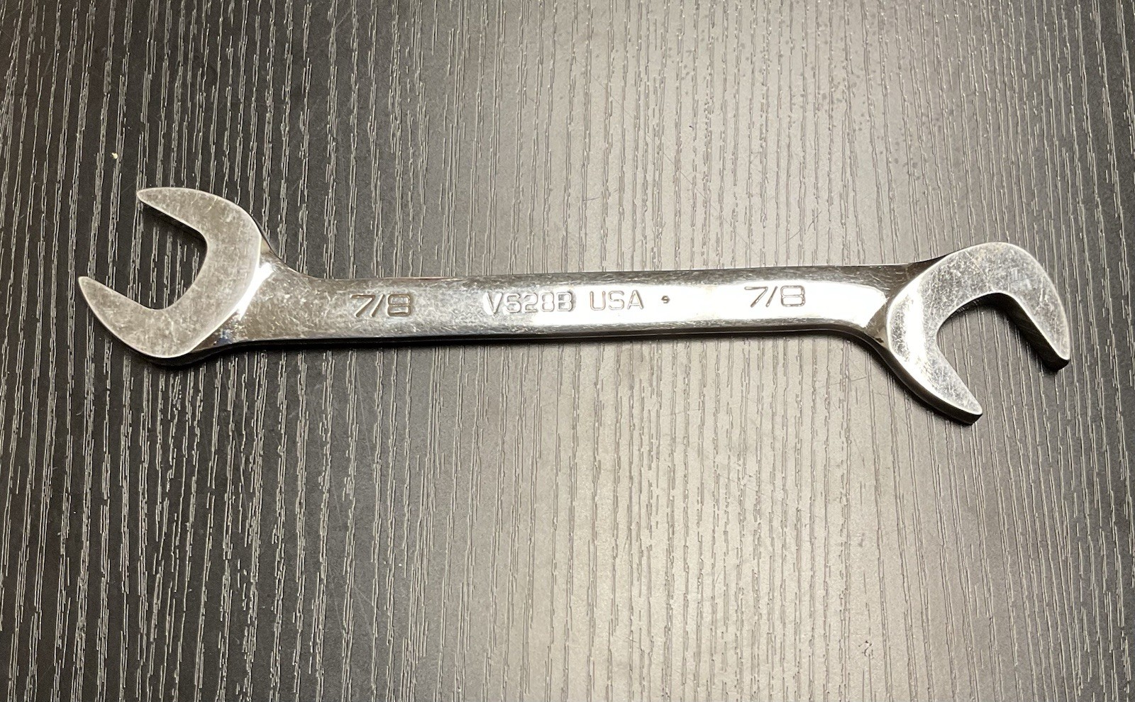 Snap-On Tools USA 7/8″ SAE Open End Angle Head Wrench VS28B