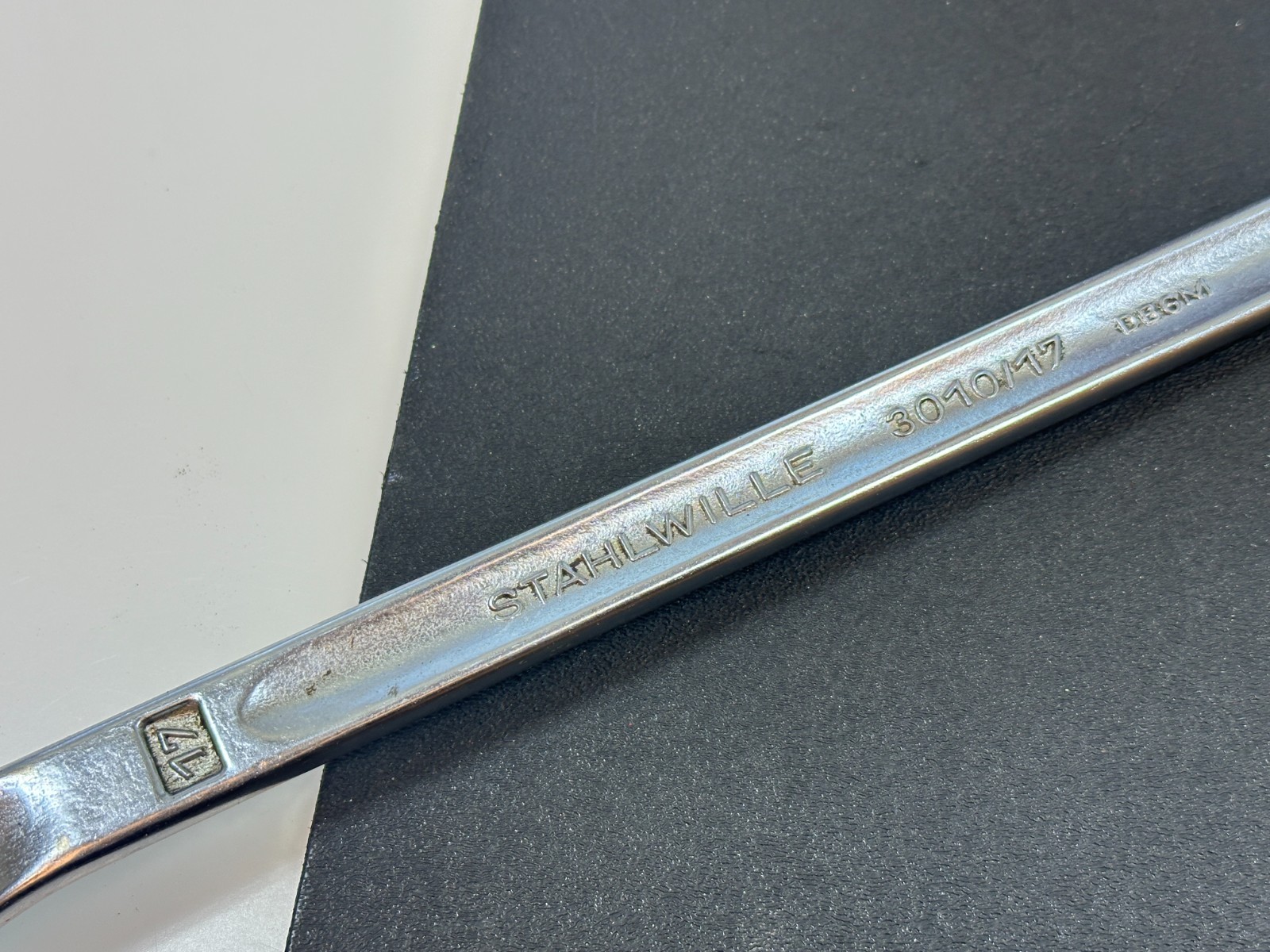 Mercedes Benz 110 589 01 01 00 Valve Adj Wrench 17mm Open End Stahlwille 3010/17