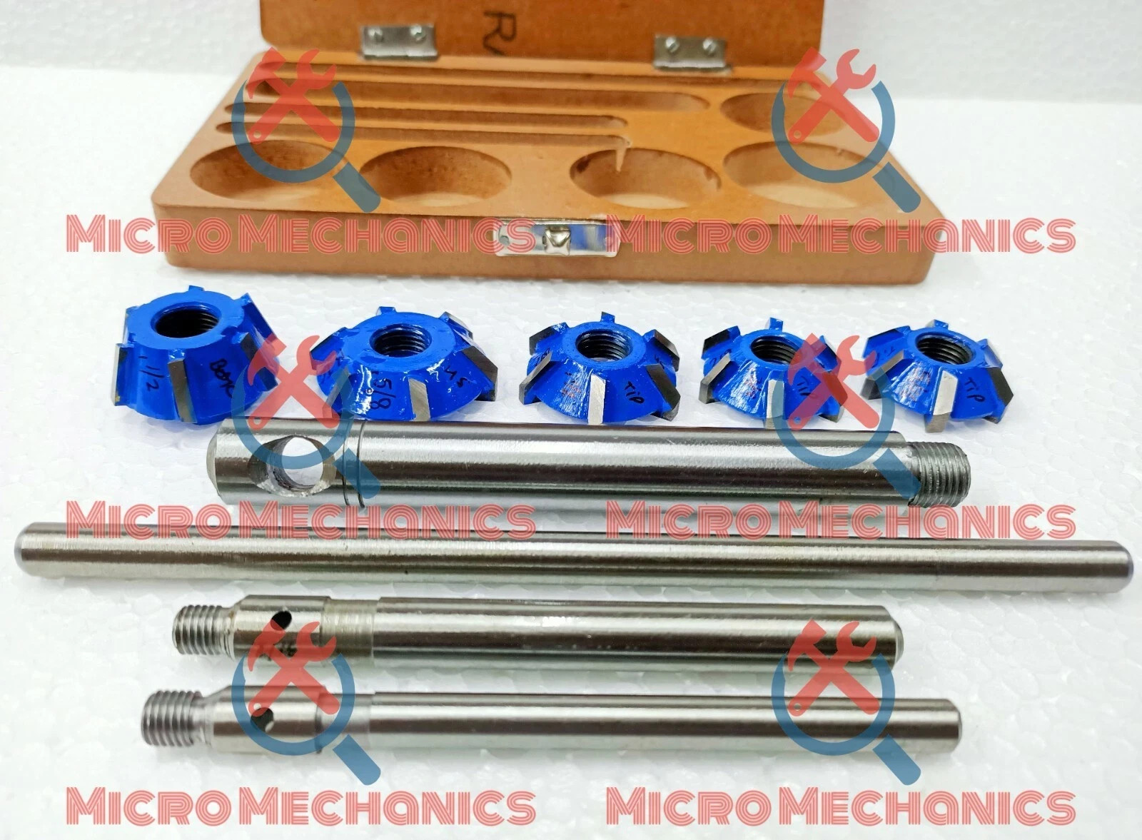 5Carbide Tipped Valve Seat Face Cutter Set Of 5 Pcs Kit Piece Cutters